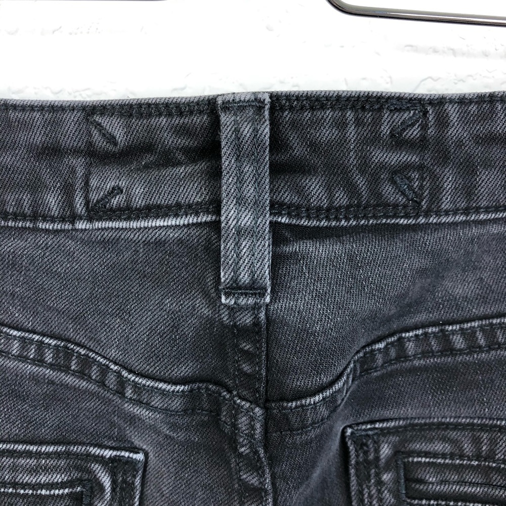 Karen Mullen Gray Gradient Ombré Raw Hem Fray Jean - Picture 7 of 9